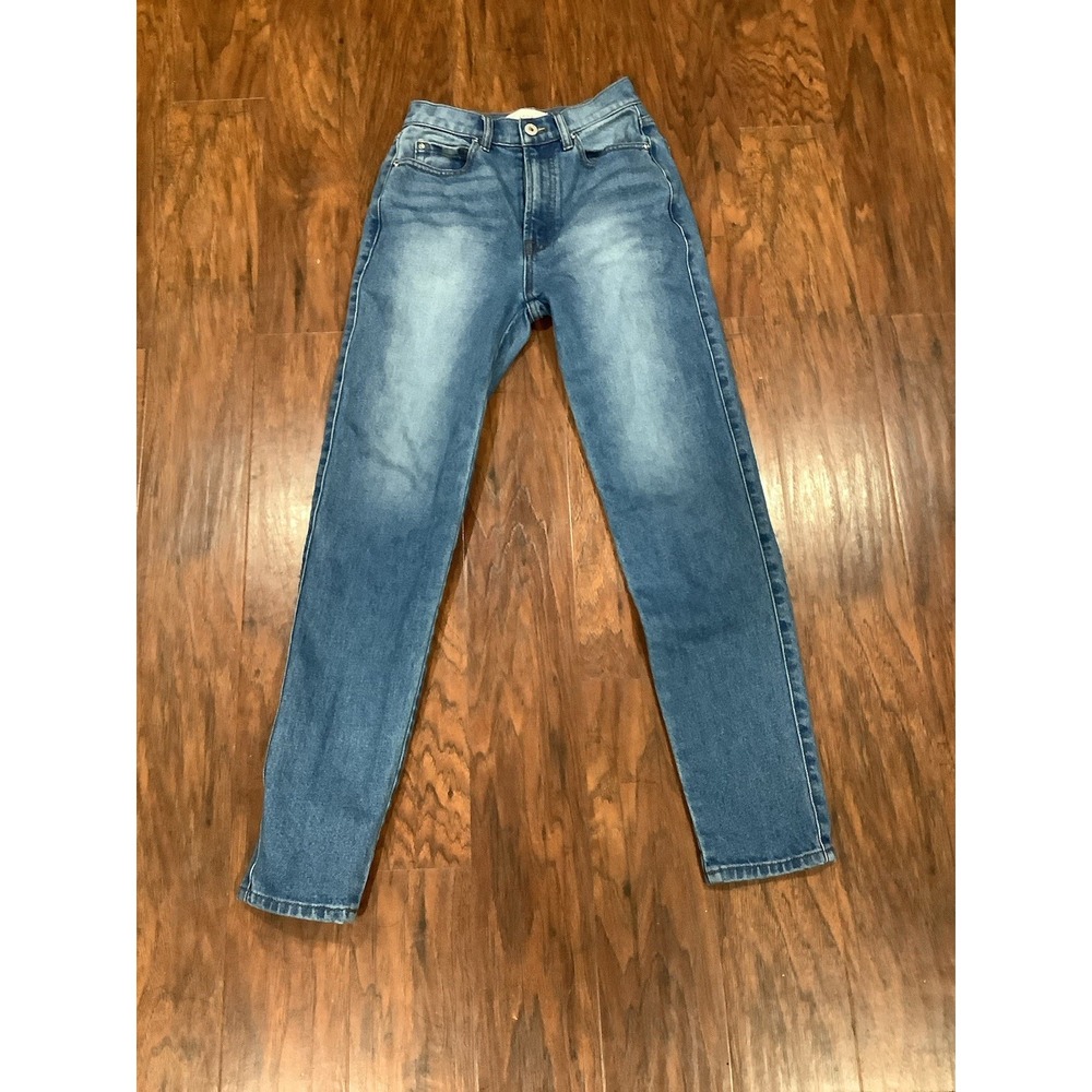 Sene Jeans Womens Light Wash Straight Leg Denim Blue  Pants